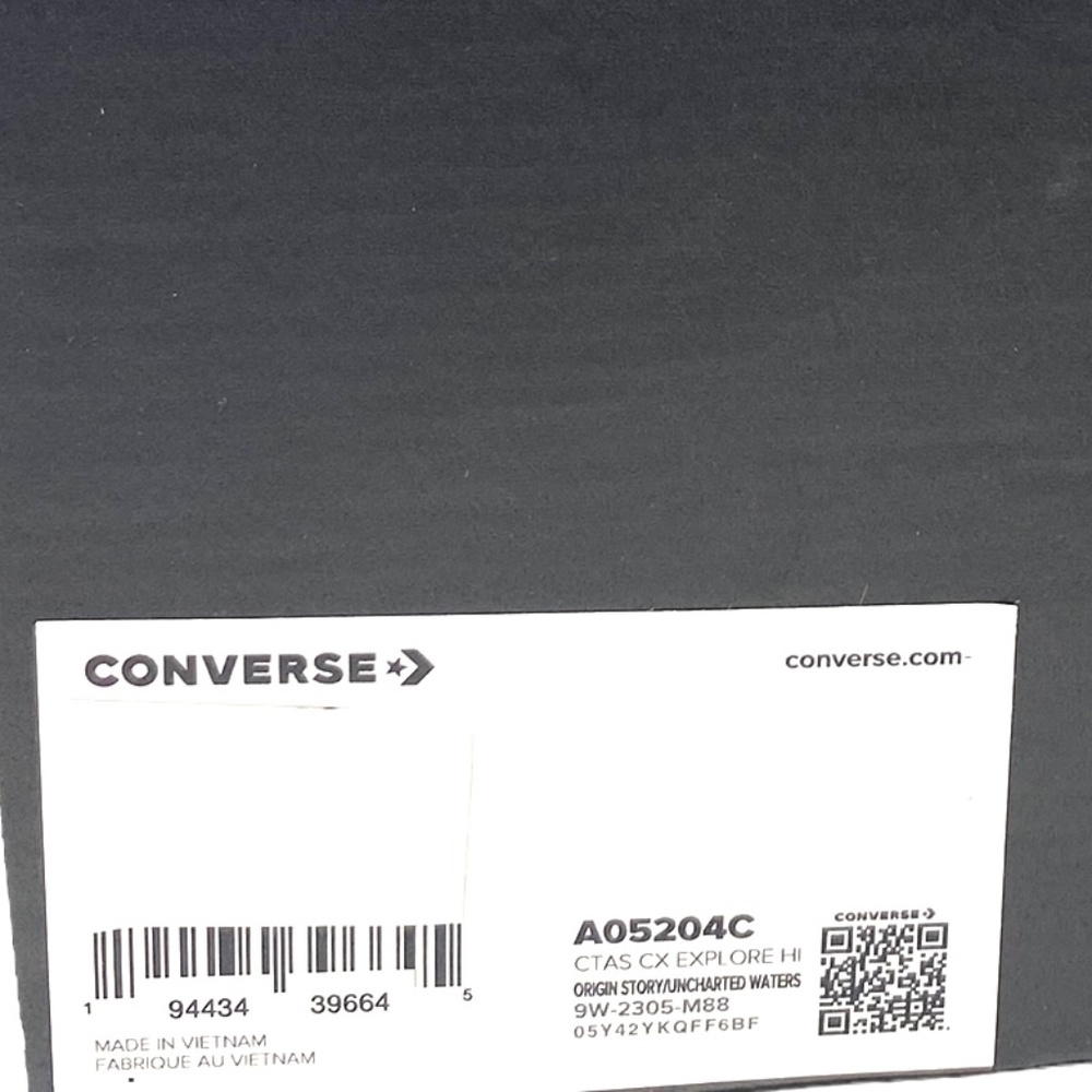 Converse Chuck Taylor CX Shoes Skate Women's Size Casual Hi Gray Canvas A05204C - Picture 9 of 10